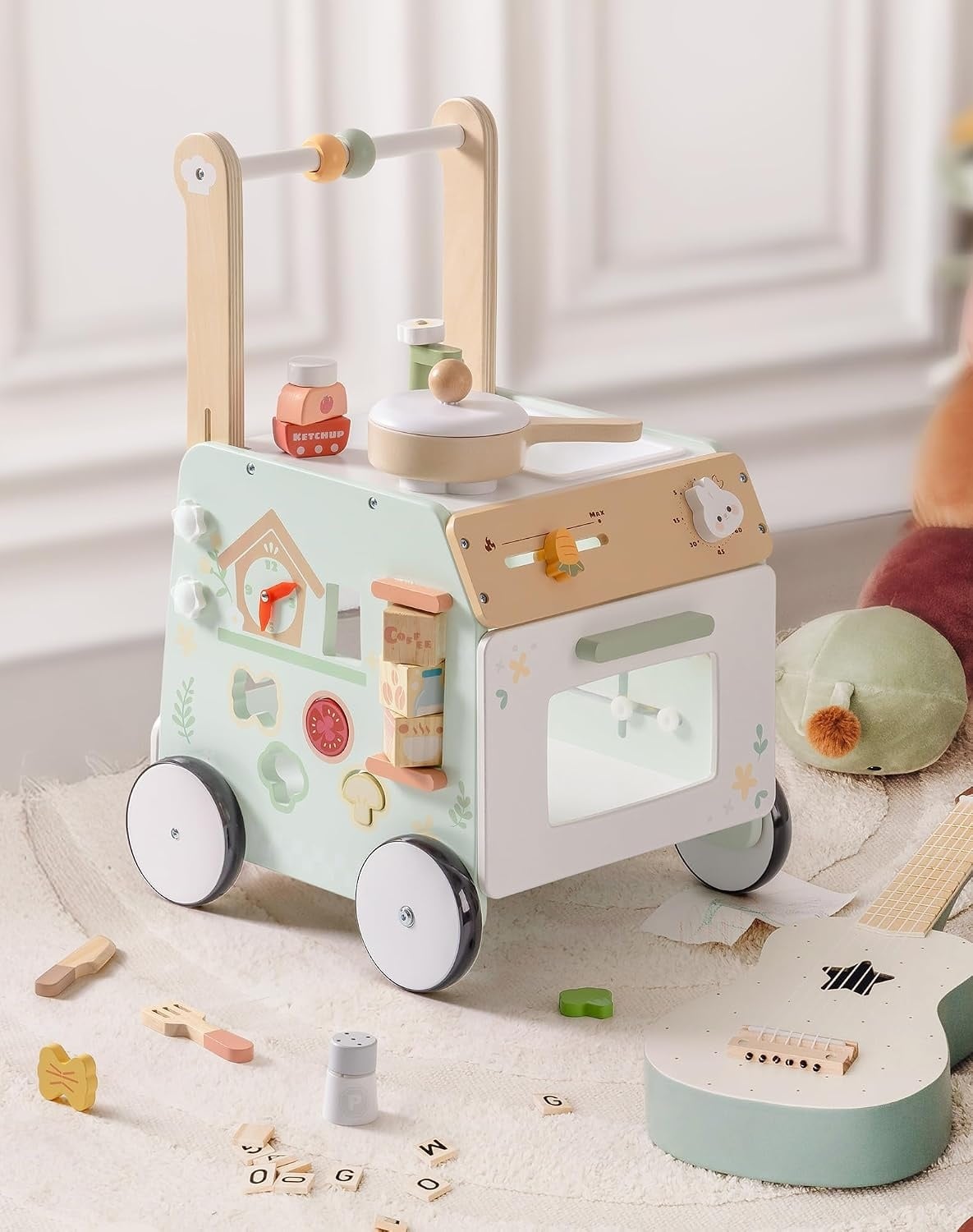 Chariot de marche 2-en-1 avec cuisine intégrée - Jusqu'à -34%