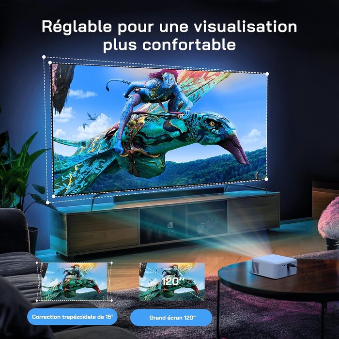 Mini projecteur portable Full HD - Jusqu'à 34% de remise