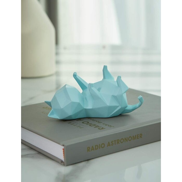 Lot de 5 sculptures chats géométriques gris - Jusqu'à -33%