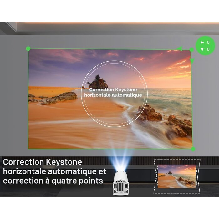 Mini Projecteur Intelligent 4K Android 11 - Jusqu'à 34% de remise