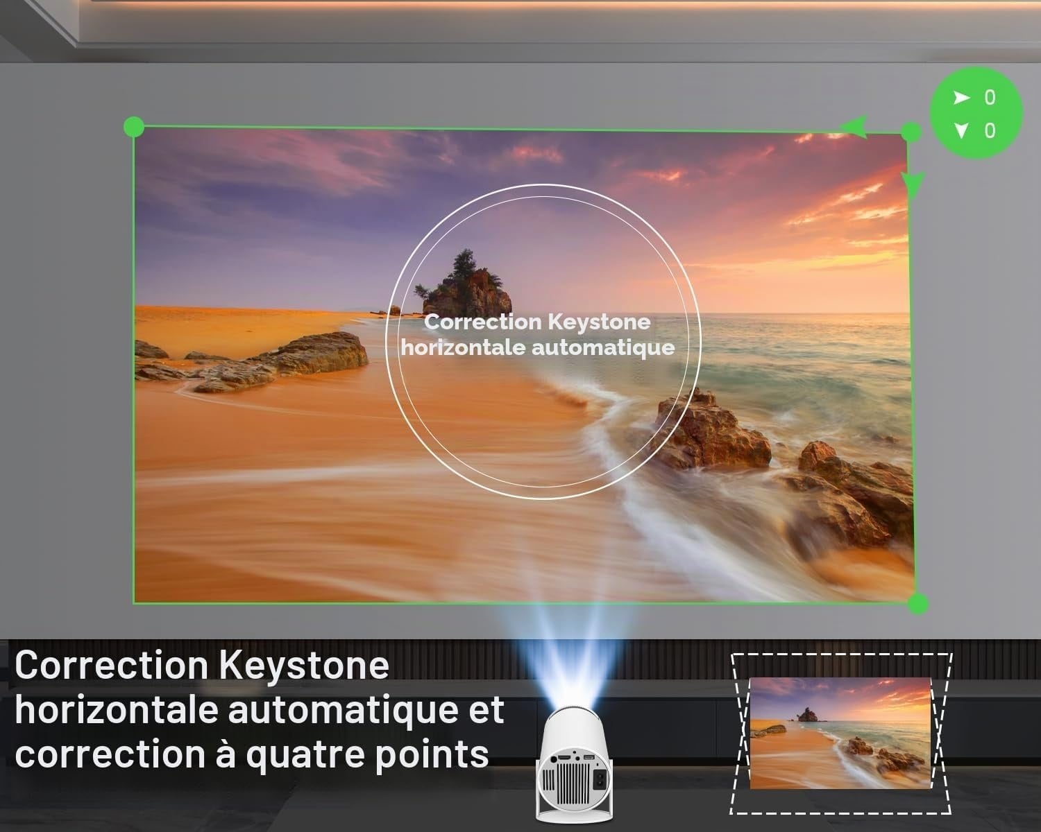 Mini Projecteur Intelligent 4K Android 11 - Jusqu'à 34% de remise