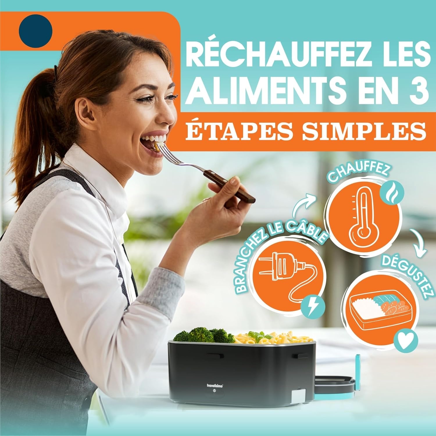 Lunchbox Électrique 1,8L 100W (12V/24V/220V) - Jusqu'à -28%