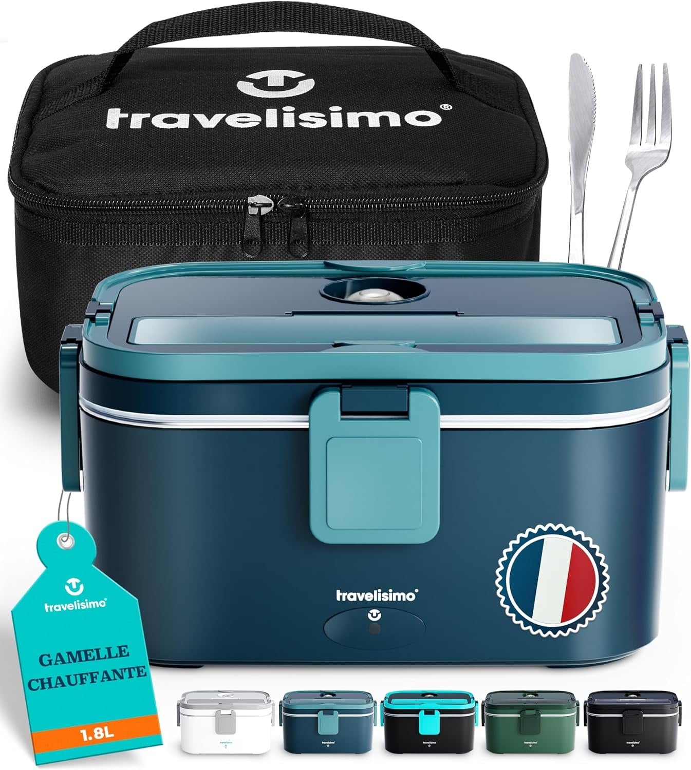 Lunchbox Électrique 1,8L 100W (12V/24V/220V) - Jusqu'à -28%