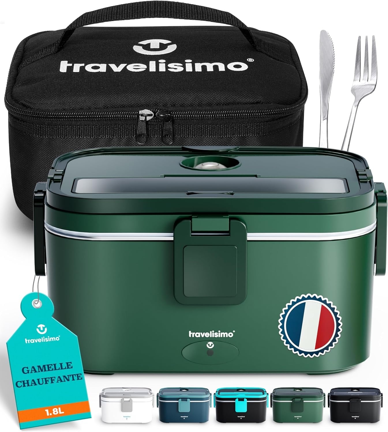 Lunchbox Électrique 1,8L 100W (12V/24V/220V) - Jusqu'à -28%