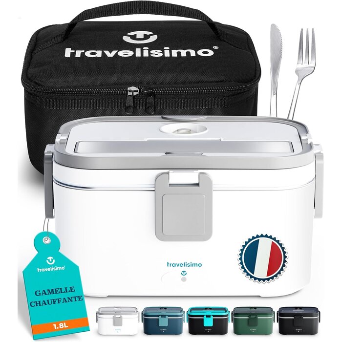 Lunchbox Électrique 1,8L 100W (12V/24V/220V) - Jusqu'à -28%