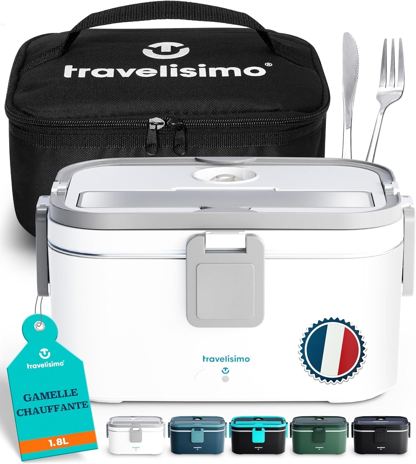 Lunchbox Électrique 1,8L 100W (12V/24V/220V) - Jusqu'à -28%