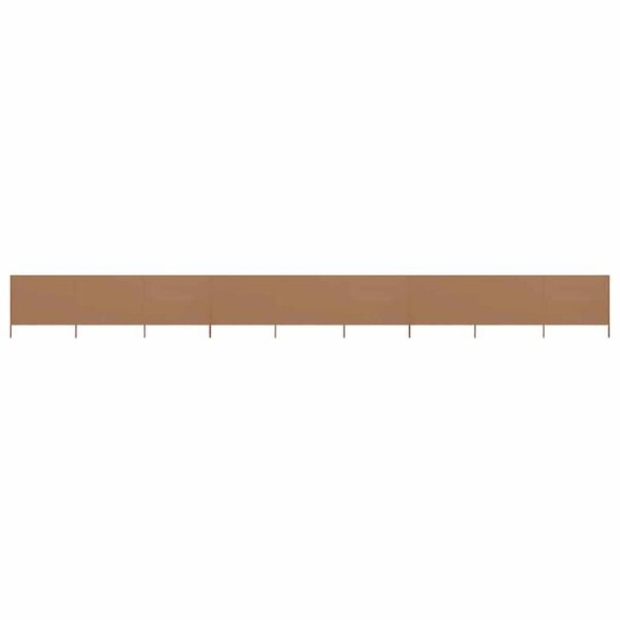 Brise-vent pliable 9 panneaux 1200x120cm - Jusqu'à -34% sur votre équipement