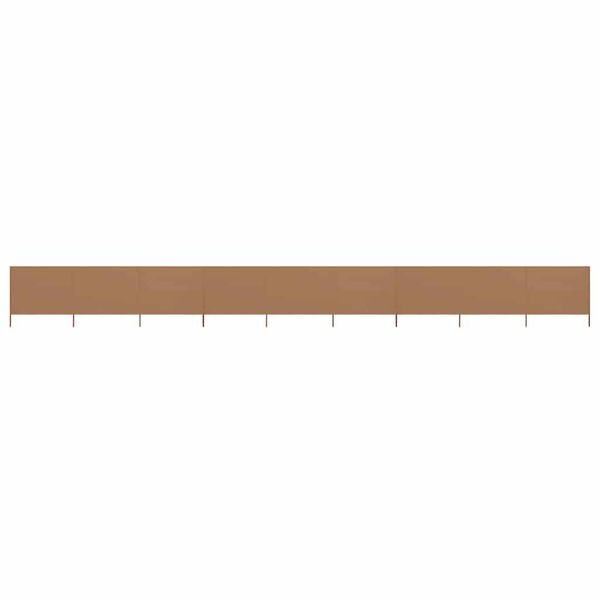 Brise-vent pliable 9 panneaux 1200x120cm - Jusqu'à -34% sur votre équipement