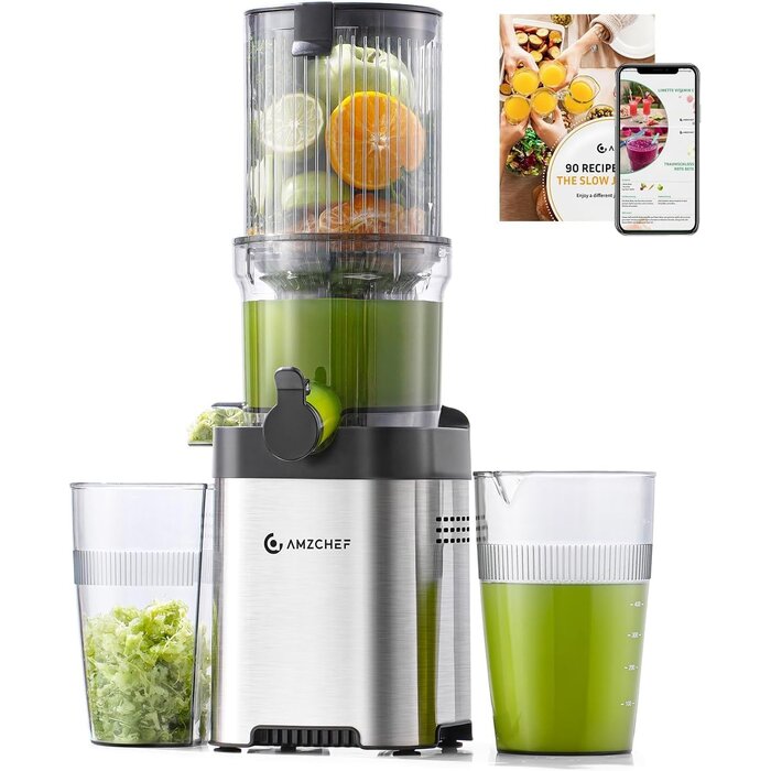 Extracteur de jus à froid 180W - Large ouverture - Jusqu'à 34% de remise