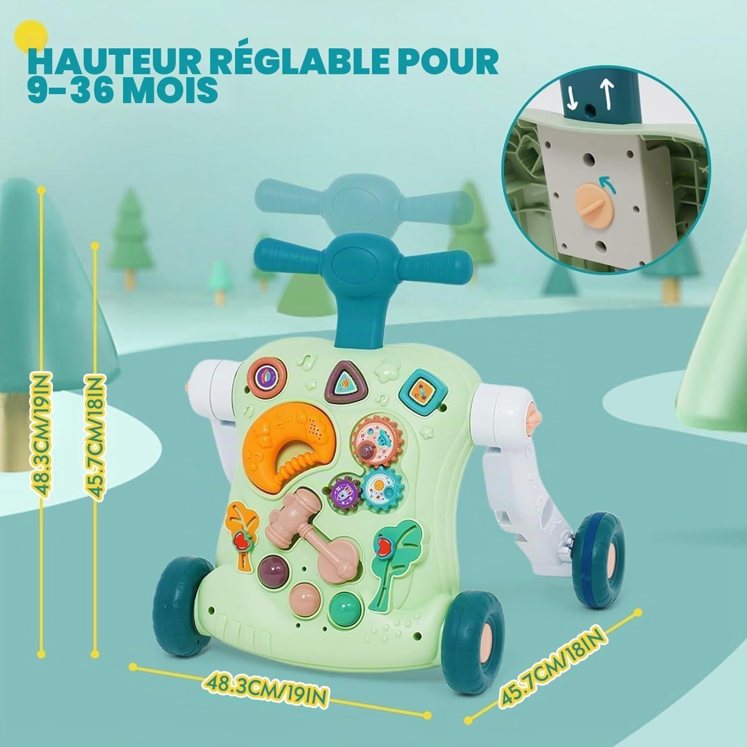 Aide à la marche 6-en-1 évolutive - Jusqu'à -33% sur une sélection