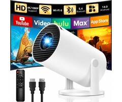 Mini projecteur Full HD Android TV portable - Jusqu'à 34 % de réduction