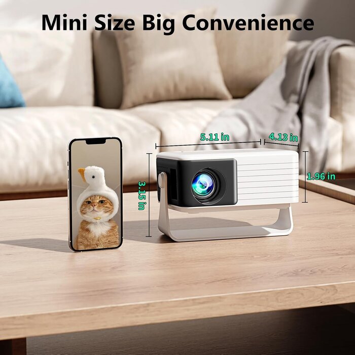 Mini projecteur Full HD Android TV portable - Jusqu'à 34 % de réduction