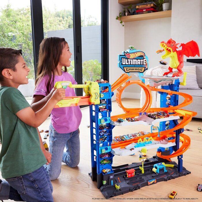 Garage de jeu multi-niveaux pour voitures - Jusqu'à 35 % de remise