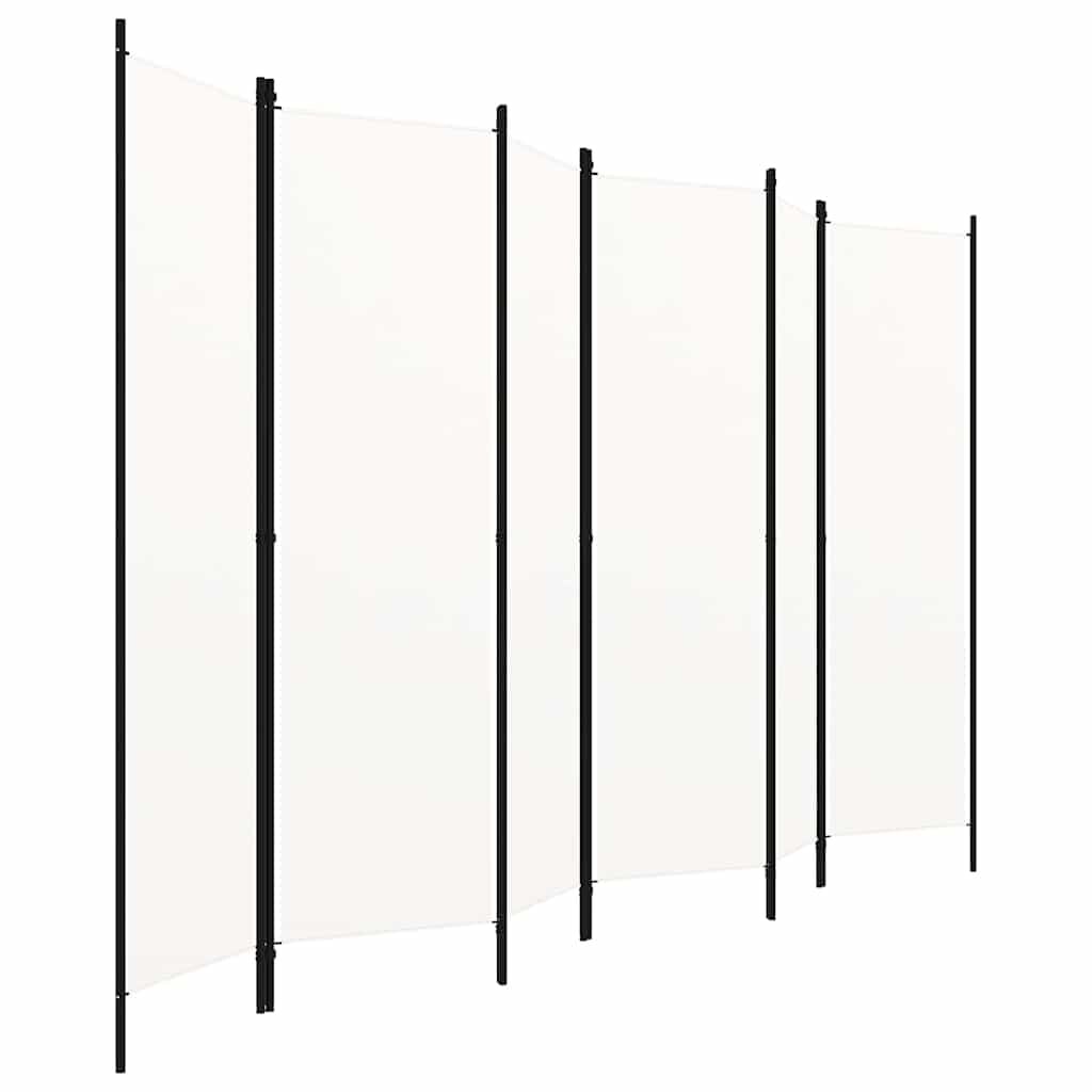 Paravent 6 panneaux 300x180 cm blanc - Jusqu'à 32 % de remise