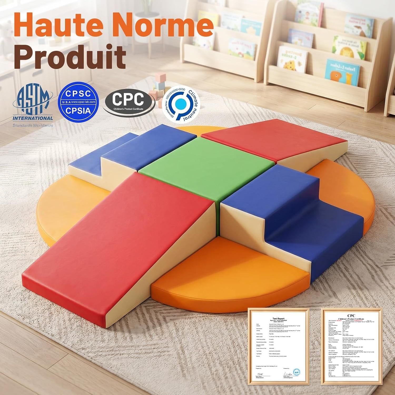 Set de 9 Blocs de Construction Souples - Jeu de Motricité - Jusqu'à -35%