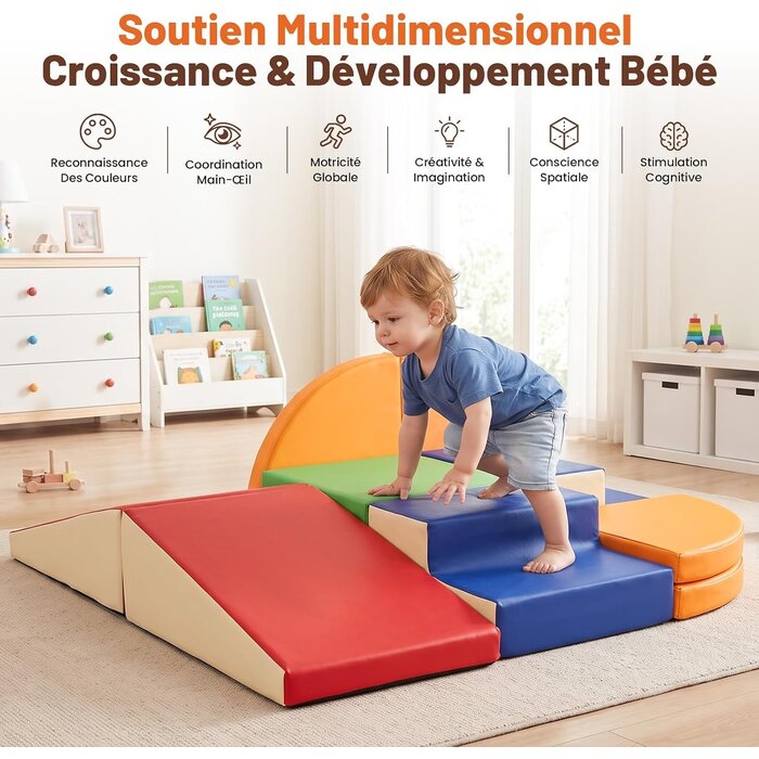 Set de 9 Blocs de Construction Souples - Jeu de Motricité - Jusqu'à -35%