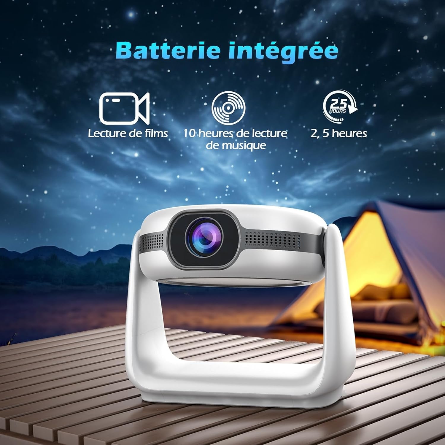 Projecteur Portable Full HD Android 11 - Jusqu'à 35% de réduction
