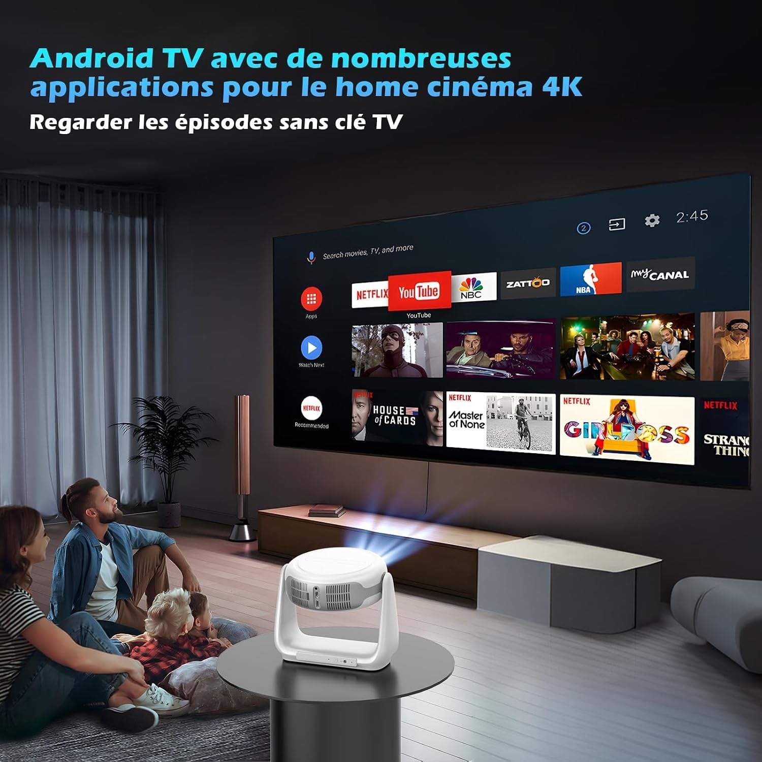 Projecteur Portable Full HD Android 11 - Jusqu'à 35% de réduction