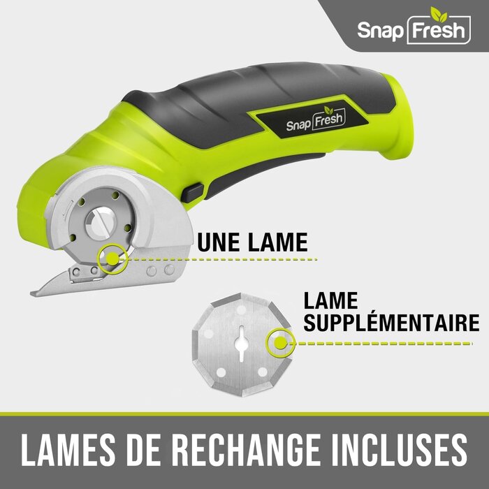 Ciseaux électriques rechargeables - Coupe facile - Jusqu'à 34 % de réduction