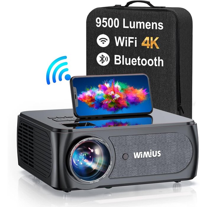 Projecteur Vidéo Full HD 4K WiFi Bluetooth - Jusqu'à 35% de réduction