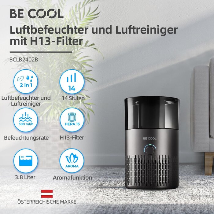 Humidificateur d'air 5L Brume Chaude/Froide - Jusqu'à -31%