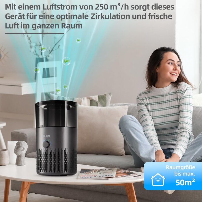 Humidificateur d'air 5L Brume Chaude/Froide - Jusqu'à -31%