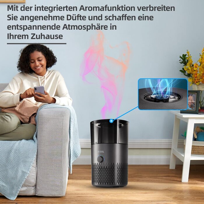 Humidificateur d'air 5L Brume Chaude/Froide - Jusqu'à -31%