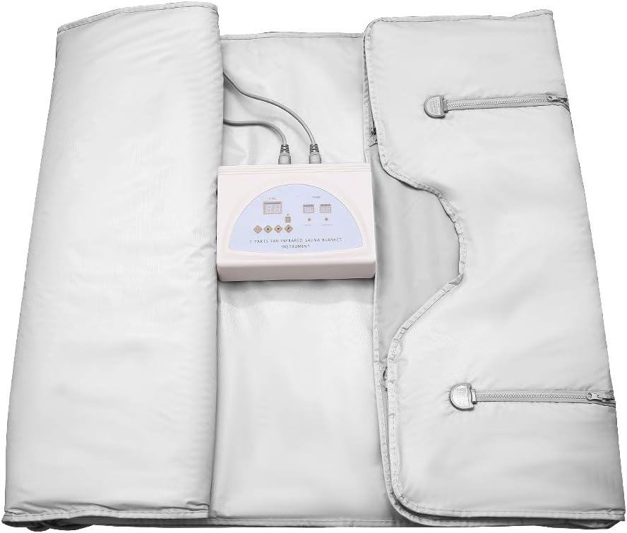 Couverture de sauna infrarouge 650W - 2 zones - Jusqu'à 34% de réduction