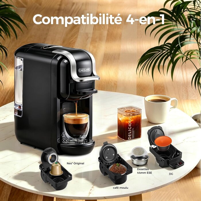 Machine à café 4-en-1 multifonction - Jusqu'à 35% de réduction