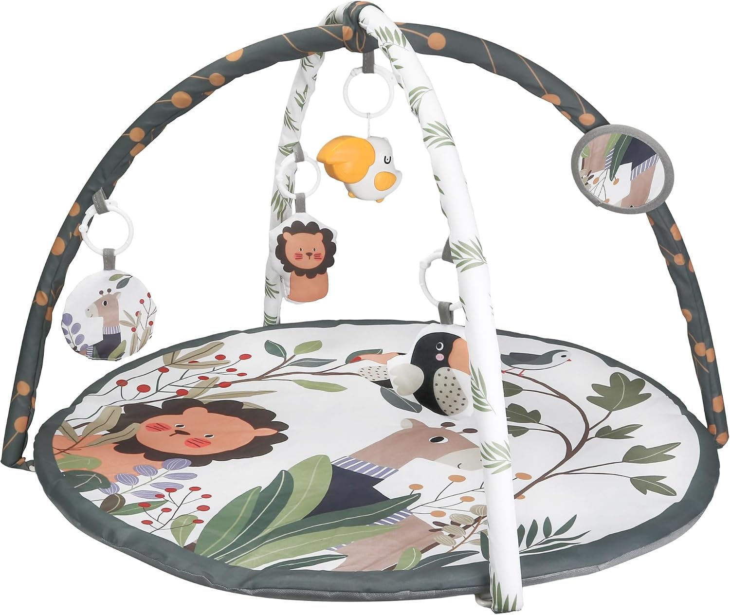 Tapis d'éveil bébé 2-en-1 avec 5 jouets - Jusqu'à 33% de remise