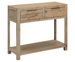 Vidaxl Table console en bois d'acacia massif - Jusqu'à 34% de remise