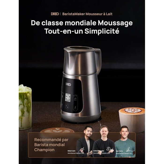 Mousseur à lait électrique 800ml - Jusqu'à 35% de remise