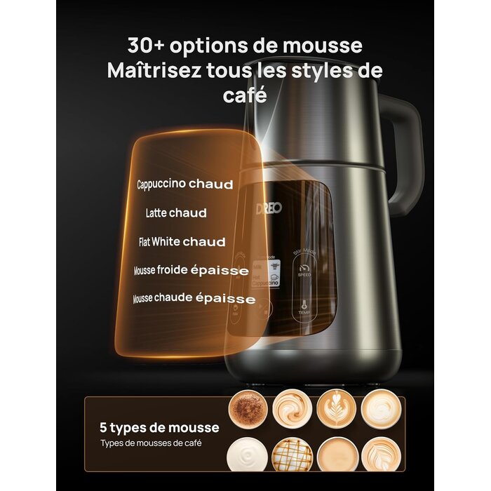 Mousseur à lait électrique 800ml - Jusqu'à 35% de remise