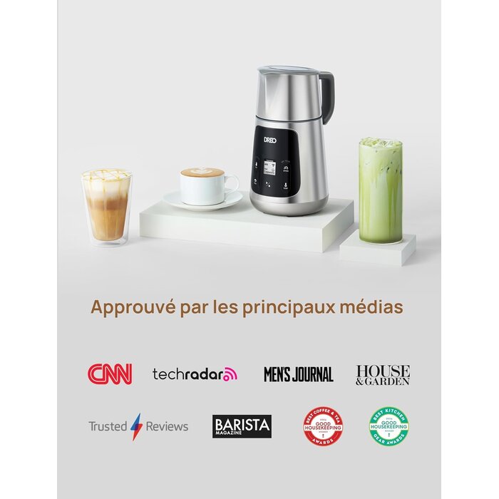 Mousseur à lait électrique 800ml - Jusqu'à 35% de remise