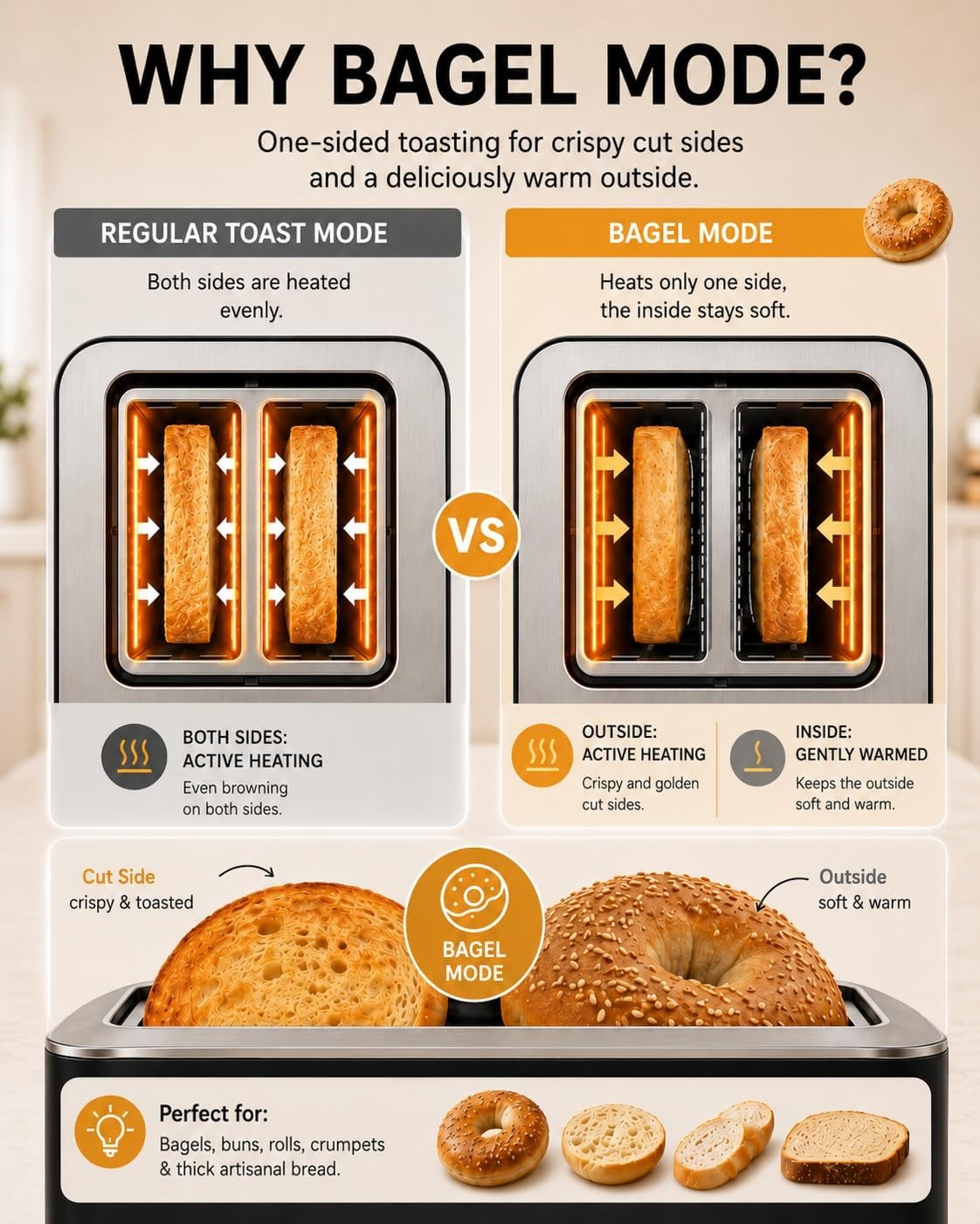 Grille-pain 2 tranches inox avec minuterie LED - Jusqu'à -27% sur le prix