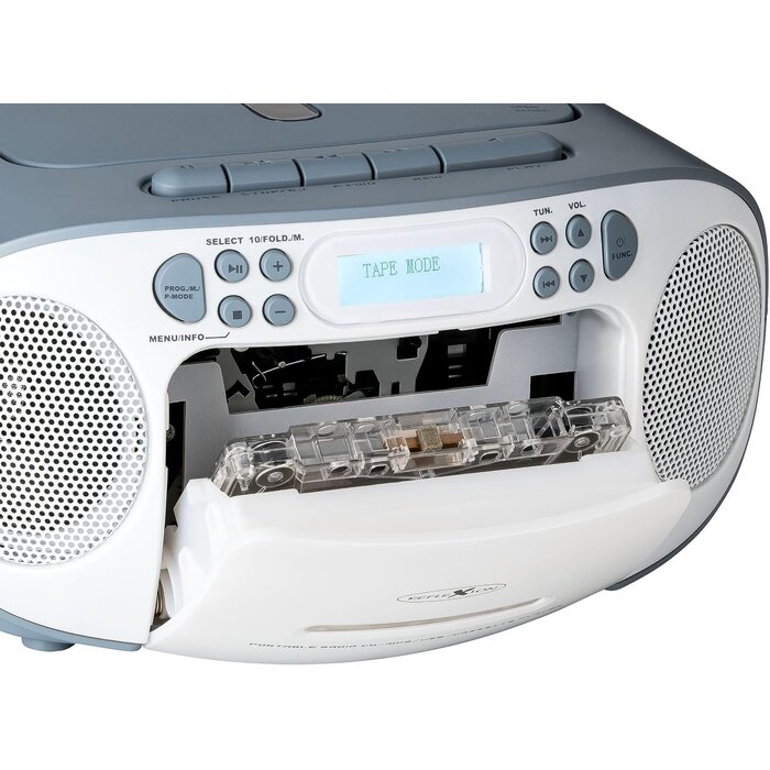Radio portable CD/Cassette/USB avec DAB+/FM - Jusqu'à 34% de remise