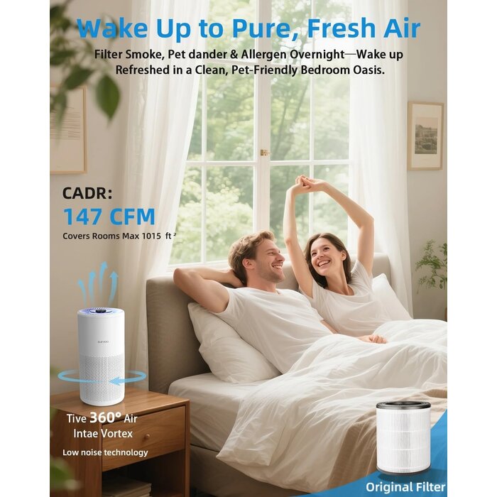 Purificateur d'air HEPA H13 102 m² - Jusqu'à -33% sur l'outlet