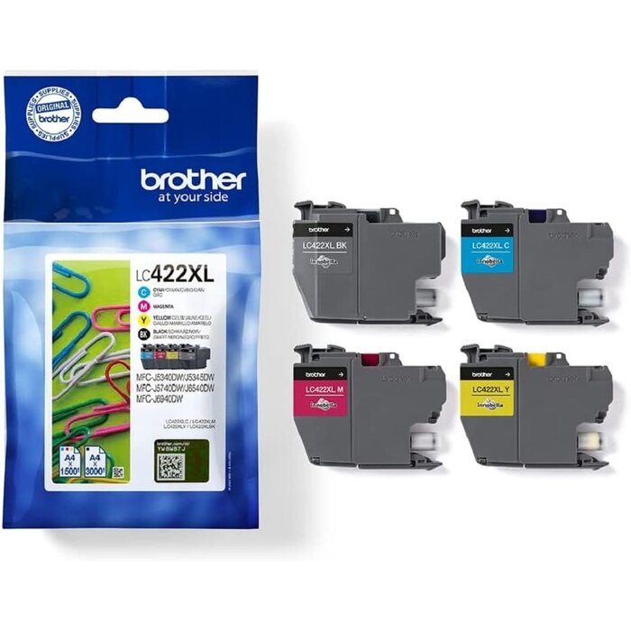 Pack 4 cartouches d'encre XL compatible Brother - Jusqu'à -30% sur votre commande