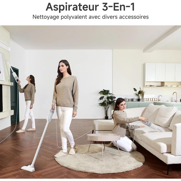 Aspirateur balai filaire haute performance - Jusqu'à -31% sur votre achat