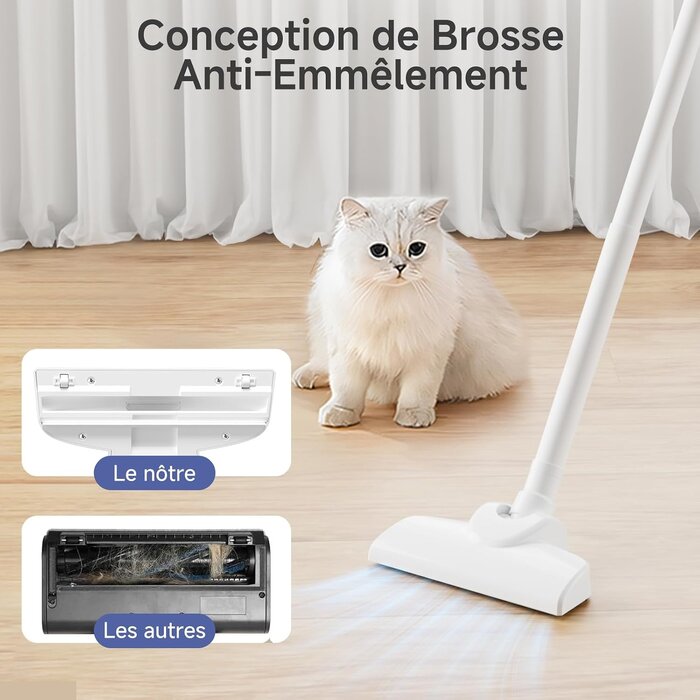 Aspirateur balai filaire haute performance - Jusqu'à -31% sur votre achat