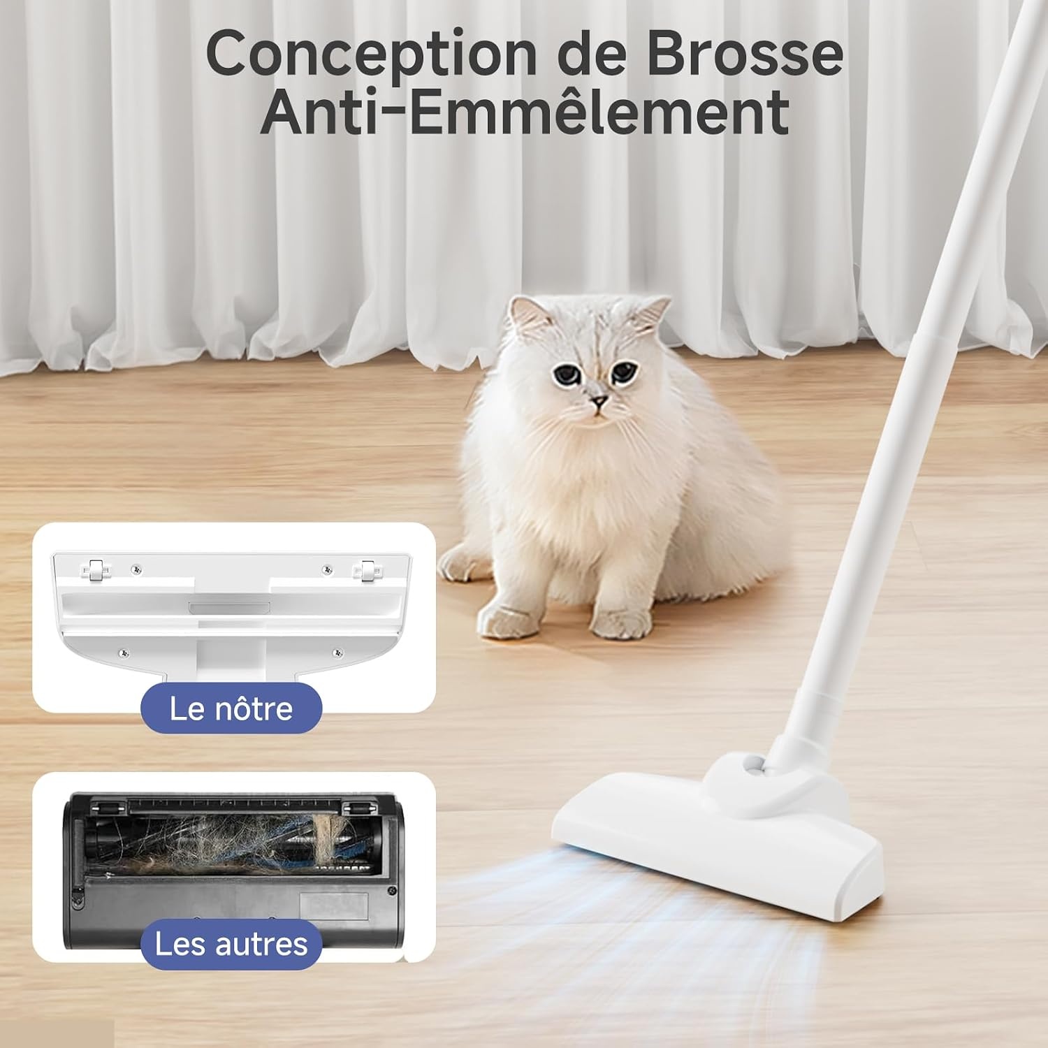Aspirateur balai filaire haute performance - Jusqu'à -31% sur votre achat