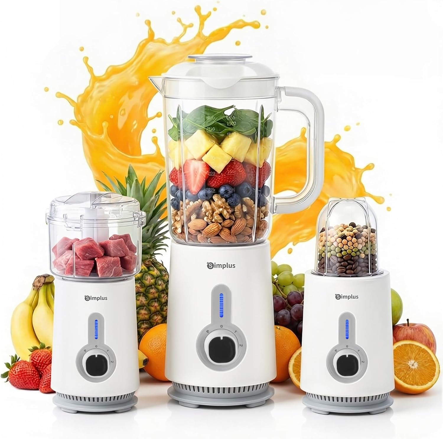 Blender 3-en-1 Multifonction 380W - Jusqu'à -33% sur l'Outlet