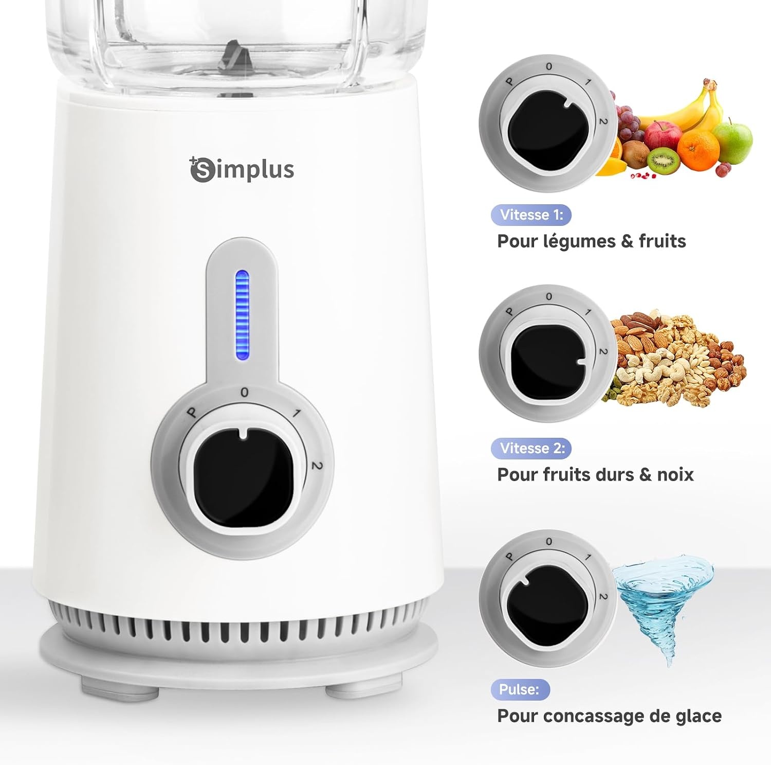 Blender 3-en-1 Multifonction 380W - Jusqu'à -33% sur l'Outlet