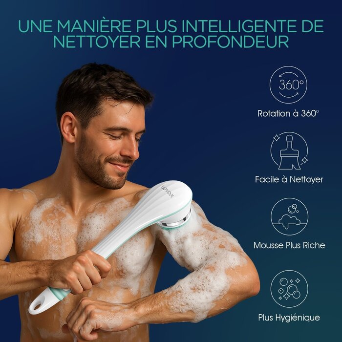Brosse de corps électrique 4 en 1 - Jusqu'à 32% de remise