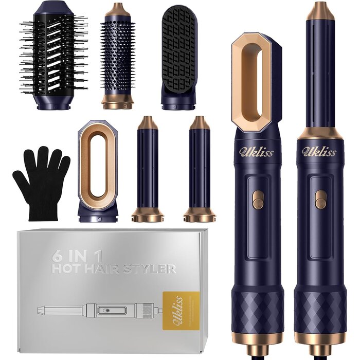 Coffret Coiffant 6-en-1 avec Boucleur Automatique - Jusqu'à -33% sur l'Outlet
