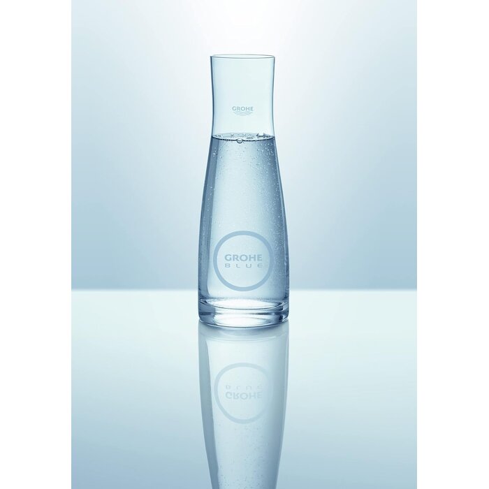 Grohe Carafe en verre 1L avec filtre et couvercle inox - 59% de remise