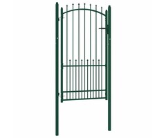 Vidaxl Portillon de jardin acier vert 100x175cm - Jusqu'à 35% de réduction