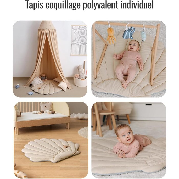 Tapis d'éveil Boho Océan 103x96cm avec jouets - Jusqu'à -33% de remise