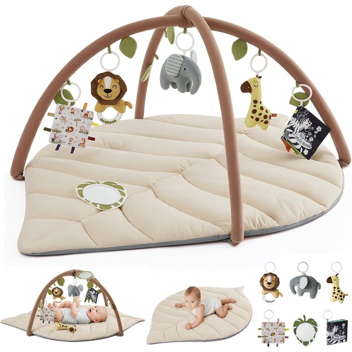 Tapis d'éveil Boho Océan 103x96cm avec jouets - Jusqu'à -33% de remise