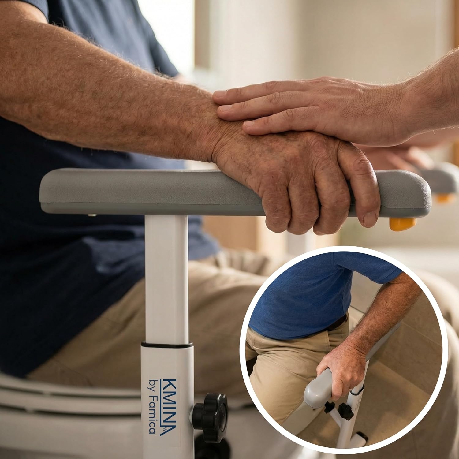 Cadre de support pour toilettes ajustable - Aide à la mobilité - Jusqu'à -35%